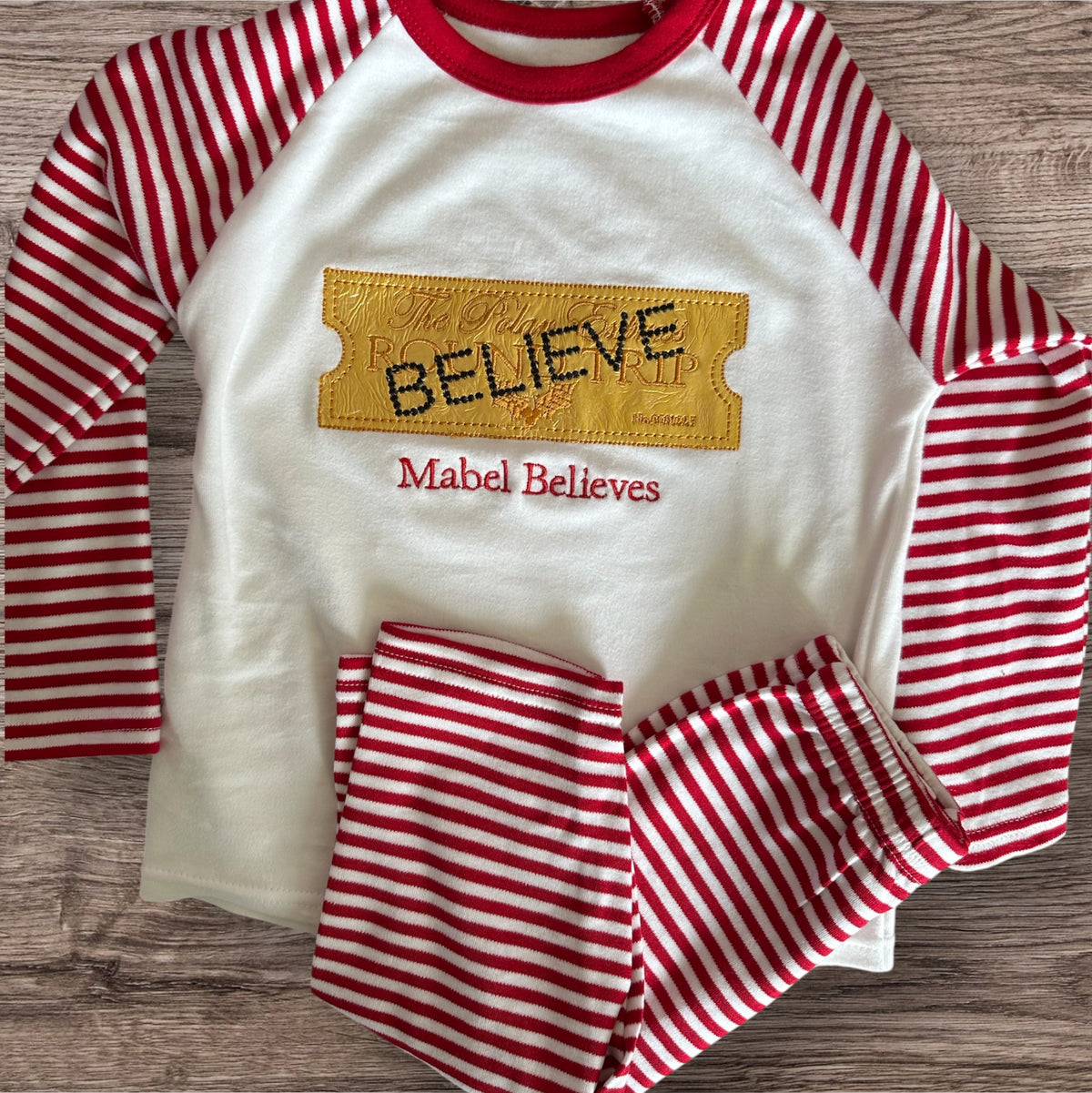 Children’s polar express PJs