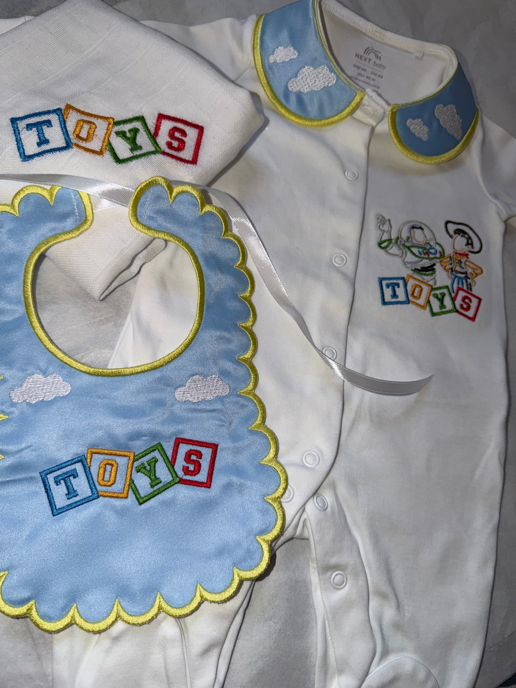 Toy Story Themed Personalised Baby Gift Set