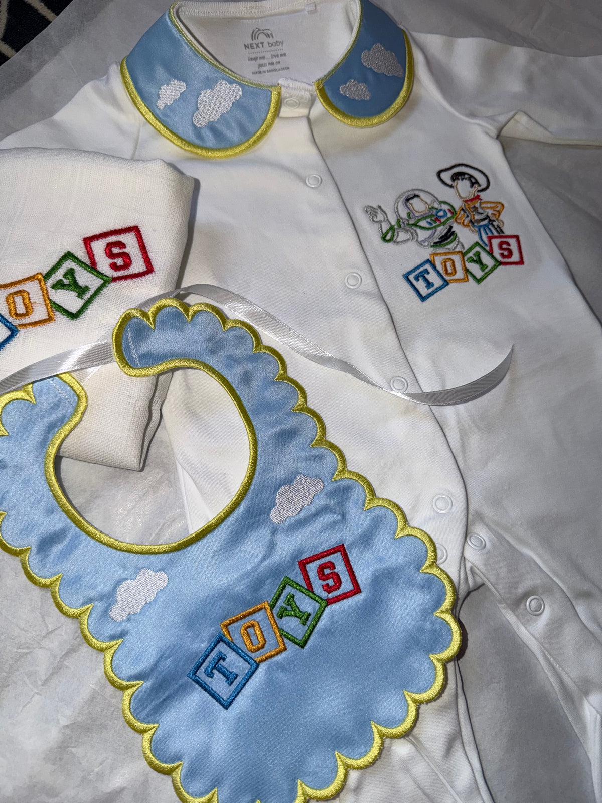 Toy Story Themed Personalised Baby Gift Set
